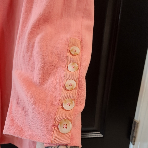 Free People Women's Olivia Linen Blend Blazer XL Host Pick - Picture 7 of 14